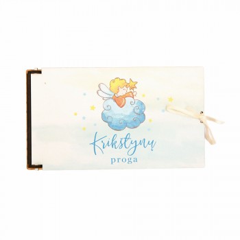 Vokelis 17 cm "Mėlynas angelas debesėlyje"