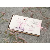 Vokelis 17 cm "Lai saugo angelai. Rožinis"