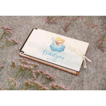 Vokelis 17 cm "Mėlynas angelas debesėlyje"