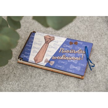Vokelis 17 cm "Nuoširdūs sveikinimai. Kaklaraištis" Vokelis 17 cm "Nuoširdūs sveikinimai. Kaklaraištis"