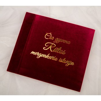 Nuotraukų albumas / linkėjimų knyga "Mergvakario istorija" 2021