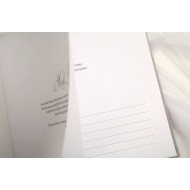 Linkėjimų knyga su anketa 25x22