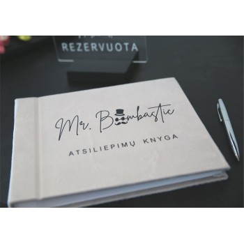 Nuotraukų albumas / linkėjimų knyga su LOGO Nuotraukų albumas / linkėjimų knyga su LOGO