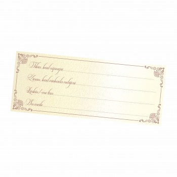 Linkėjimų kortelė Mergaitei su spėjimais, Gold Linkėjimų kortelė Mergaitei su spėjimais, Gold