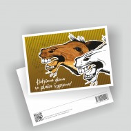 Atvirlaiškis "Su šypsena" Atvirlaiškis "Su šypsena"