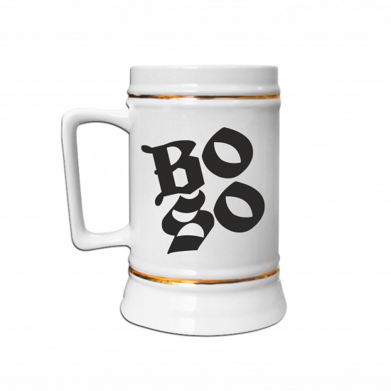 Bokalas Bosui su užrašu, Boso