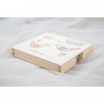 Dėžutė kortelėms, papuošalams "Paukščiai"  Dėžutė kortelėms, papuošalams "Paukščiai"