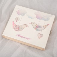 Dėžutė kortelėms, papuošalams "Paukščiai" 