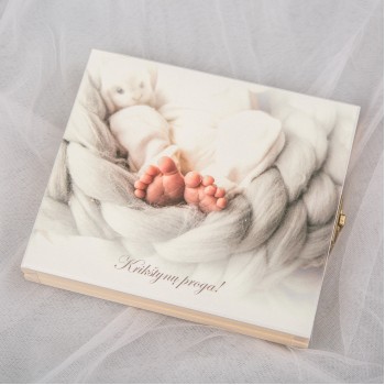 Dėžutė kortelėms, papuošalams "Pėdutės" Dėžutė kortelėms, papuošalams "Pėdutės"