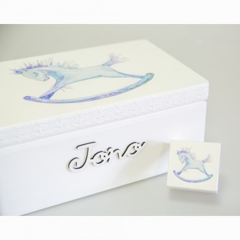 Dėžutė dantukams, sruogelei "Arkliukas"