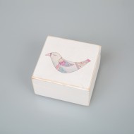 Dėžutė dantukams, sruogelei "Dangus. Paukščiai"