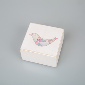 Dėžutė dantukams, sruogelei "Dangus. Paukščiai"