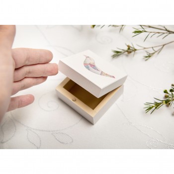 Dėžutė dantukams, sruogelei "Dangus. Paukščiai" Dėžutė dantukams, sruogelei "Dangus. Paukščiai"