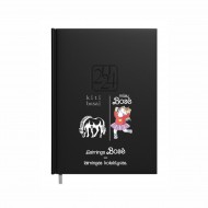 Darbo knyga BOSEI 2026 su užrašu, Laiminga Bosė, Laimingas Kolektyvas