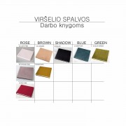 Darbo knyga 2027 veliūriniu viršeliu VIP22