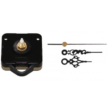 Laikrodžio mechanizmas su rodyklėmis (ilgas gvintas)