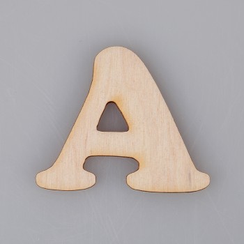 2 cm medinė raidė "A"  2 cm medinė raidė "A"