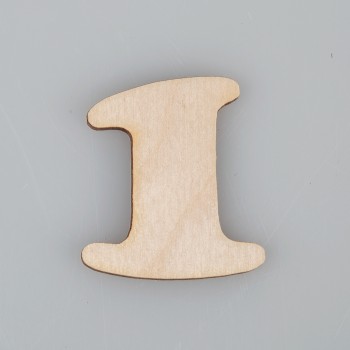 Skaičius "1". 2.5 cm