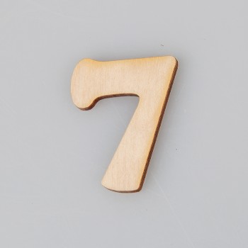 Skaičius "7". 4 cm