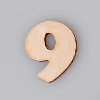 Skaičius "9". 2.5 cm