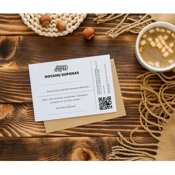 Dovanų kuponas ATVIRUKAS