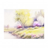 Paveikslas ant drobės "Pakrantė", 25x18 cm Paveikslas ant drobės "Pakrantė", 25x18 cm