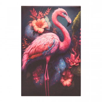 Paveikslas ant drobės "Flamingas", 20x30 cm Paveikslas ant drobės "Flamingas", 20x30 cm