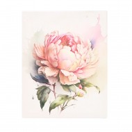 Paveikslas ant drobės "Bijūnas", 24x30 cm Paveikslas ant drobės "Bijūnas", 24x30 cm