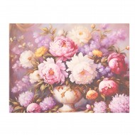 Paveikslas ant drobės "Gėlių renesansas", 40x30 cm Paveikslas ant drobės "Gėlių renesansas", 40x30 cm