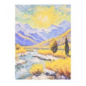 Paveikslas ant drobės "Kalnų upe", 30x40 cm Paveikslas ant drobės "Kalnų upe", 30x40 cm