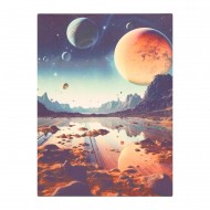 Paveikslas ant drobės "Kosmoso peizažas", 30x40 cm Paveikslas ant drobės "Kosmoso peizažas", 30x40 cm