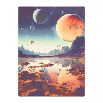 Paveikslas ant drobės "Kosmoso peizažas", 30x40 cm Paveikslas ant drobės "Kosmoso peizažas", 30x40 cm