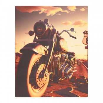 Paveikslas ant drobės "Motociklas Route", 40x50 cm Paveikslas ant drobės "Motociklas Route", 40x50 cm