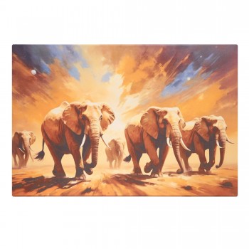 Paveikslas ant drobės "Drambliai", 60x40 cm Paveikslas ant drobės "Drambliai", 60x40 cm