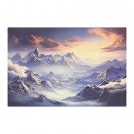 Paveikslas ant drobės "Kalnai rūke", 60x40 cm Paveikslas ant drobės "Kalnai rūke", 60x40 cm