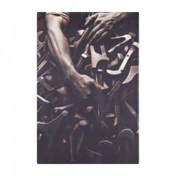 Paveikslas ant drobės "Rankos su įrankiais", 40x60 cm Paveikslas ant drobės "Rankos su įrankiais", 40x60 cm