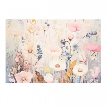 Paveikslas ant drobės "Stiklo gėlės", 60x40 cm Paveikslas ant drobės "Stiklo gėlės", 60x40 cm