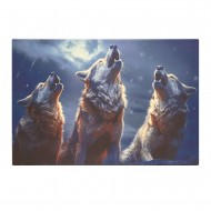 Paveikslas ant drobės "Vilkų daina", 60x40 cm Paveikslas ant drobės "Vilkų daina", 60x40 cm