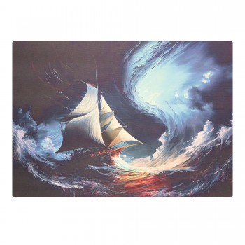 Paveikslas ant drobės "Laivas jūroje", 70x50 cm Paveikslas ant drobės "Laivas jūroje", 70x50 cm