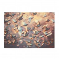 Paveikslas ant drobės "Skrendančių paukščių būrys", 70x50 cm Paveikslas ant drobės "Skrendančių paukščių būrys", 70x50 cm