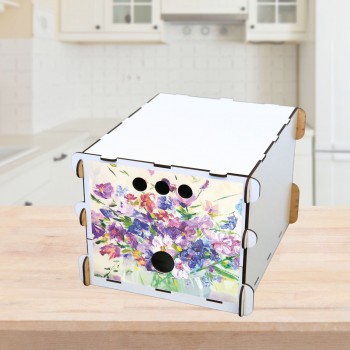 Dėžutė 5l sulčių maišeliui "Puokštė"