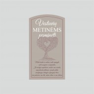 Lipni etiketė "Metinėms paminėti"