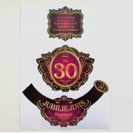 Lipni etiketė "Jubiliejinė" 30-40