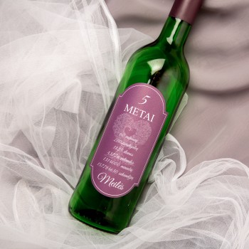 Lipni etiketė "5 metai"