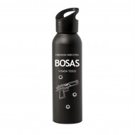 Aliuminė gertuvė su užrašu, Bosas niekada neklysta, 600 ml Aliuminė gertuvė su užrašu, Bosas niekada neklysta, 600 ml