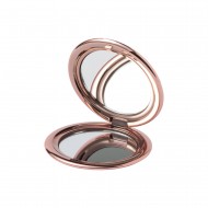 Kišeninis dvigubas veidrodėlis - rožinis Kišeninis dvigubas veidrodėlis - rožinis