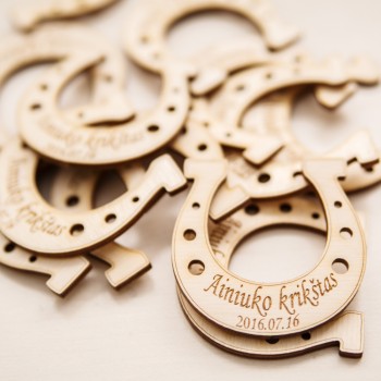 Laimės pasagėlė su individualiu užrašu Laimės pasagėlė su individualiu užrašu