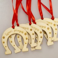 Laimės pasagėlė su individualiu užrašu