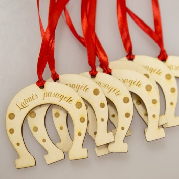 Laimės pasagėlė su individualiu užrašu