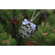 Kalėdinis eglutės žaisliukas "May the miracle of Christmas" 